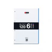 Miquelrius recambio notebook 6 colores A4 120 hojas 5x5