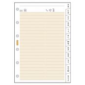 Indice alfabetico cartulina finocam 602