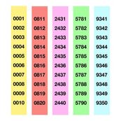 Tira de rifa del 1 al 5000