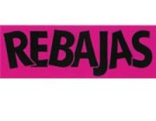 Cartel cartulina "rebajas"