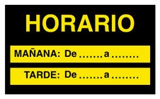 Horario pvc con ventosa