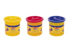 JOVI BLANDIVER - 3 pots de pâte à modeler - 110 g - jaune, bleu clair, rouge rojo
