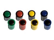 Sign - 8 Aimants - 1 x 1.5 cm - couleurs assorties