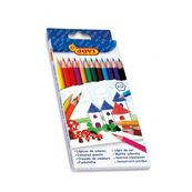 Estuche 12 lapices madera jovi