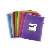 Carpeta gomas multiline transparente