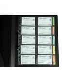 Pack 10 fundas multitaladro para tarjetas A4