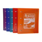 Carpeta & block supra A4 colores surtidos