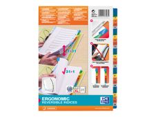 Oxford StrongLine - Intercalaire 31 positions numériques 1 à 31 - A4 Maxi - carte blanche