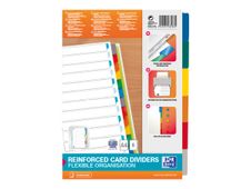 Oxford StrongLine - Intercalaire 6 positions - A4 - carte blanche