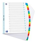 Oxford StrongLine - Intercalaire 26 positions A à Z - A4 Maxi - carte blanche