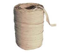 Maildor - Pelote de raphia synthétique - ruban d'emballage 100 m - ivoire