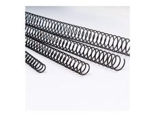 Fellowes - Metal - 12 mm - A4 (210 x 297 mm) - 80 hojas - negro - 100 uds. espiral de encuadernación