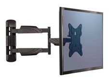 Fellowes - Abrazadera - para TV - negro - tamaño de pantalla: hasta 55'' - se puede instalar en la pared