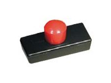 Sign - 5 Aimants bouton - 1.1 x 2.7 cm - rouge