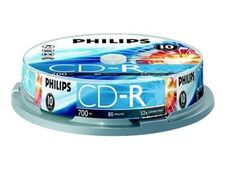 Philips CR7D5NB10 - 10 x CD-R - 700 Mo (80 min) 52x - spindle