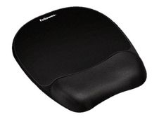 Fellowes Memory Foam - Alfombrilla de ratón con apoyamuñecas - negro