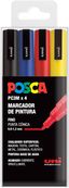 estuche basic posca pc-3m 4 colores
