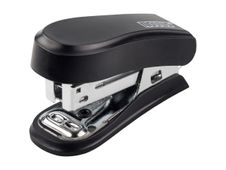 Novus Mini - Grapadora - 12 hojas - 24/6, 26/6 - metal, plástico - negro brillante