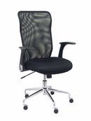 Silla minaya respaldo malla negro asiento 3d negro