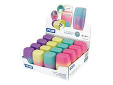 MILAN COMPACT Sunset - gomme avec taille-crayon - disponible en différents coloris 