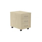 Cajonera buck movil 3 cajones color: estructura haya - frontal haya