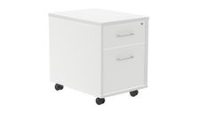 Cajonera buck movil 1 cajon + carpetero color: estructura blanca  frontal blanco