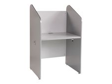 Rocada Welcome - Componente de estación de trabajo - rectangular - gris - aluminio base