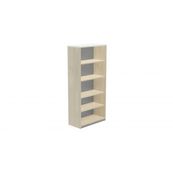 Armario estanteria alto sin puertas 195x90x45 estructura haya tapa blanco