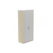 Armario alto con puertas 195x90x45 estructura haya puertas gris