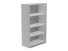 rocada STORE - Librería - 3 baldas - melamina - gris, aluminio