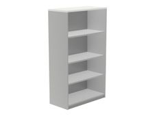 rocada STORE - Librería - 3 baldas - melamina - blanco, aluminio