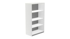 Armario estanteria medio sin puertas 156x90x45 estructura blanca tapa blanco