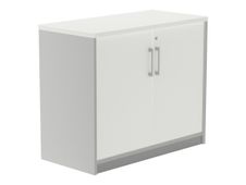 rocada STORE - Aparador - 2 Puertas - melamina - blanco, aluminio