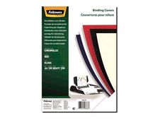 Fellowes Chromolux - Cartón - brillante - A4 (210 x 297 mm) - rojo - 250 g/m² - 100 uds. tapa de encuadernación