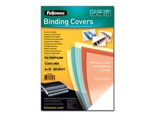 Fellowes - A4 (210 x 297 mm) - 500 micras - transparente - 50 uds. tapa de encuadernación de polipropileno