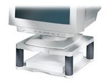 Fellowes Monitor Riser Premium - Base - para Monitor - grafito, platino - tamaño de pantalla: hasta 21 pulgadas