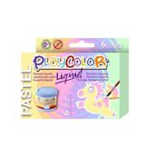 6tempera 40ml pastel colores surtidos playcolor