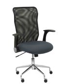 Silla minaya respaldo malla negro asiento bali gris oscuro