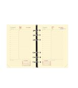 Recharge pour organiseur Timer 17 Prestige - 1 jour par page - 10 x 17 cm - papier ivoire - Quo Vadis
