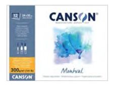 Canson Montval - Bloc - reliure à spirale - 240 x 320 mm - 12 feuilles