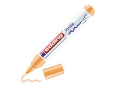 edding 4500 - Marqueur - permanent - pour textile - orange clair - encre pigmentée à base d'eau - 2-3 mm