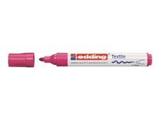 edding 4500 textile - Marqueur - pour textile - violet fluo - encre pigmentée à base d'eau - 2-3 mm