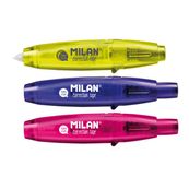 Milan - Corrector punta retráctil - 5mm x6m - rojo