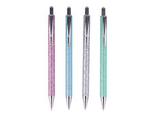 APLI Glitter - Stylo à bille bleu - disponible dans différentes couleurs