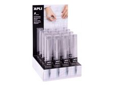 APLI - Porte-mine - 0.5 mm - rétractable - avec gomme (pack de 16)