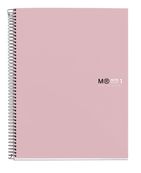 Notebook The Original, Couverture rigide, A4, lignes horizontales, 80 feuilles de 1 couleur, Miquelrius, Sable.