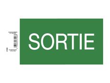 Exacompta - Pictogramme - sortie - 200 x 110 mm - vert