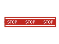 Exacompta - Pictogramme bande de message stop - 1000 x 200 mm - rouge