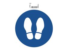 Exacompta - Pictogramme - arrêt obligatoire - 200 x 200 mm - bleu