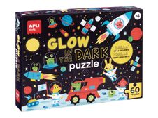 APLI kids - Puzzle junior - 60 pièces - Glow in the dark